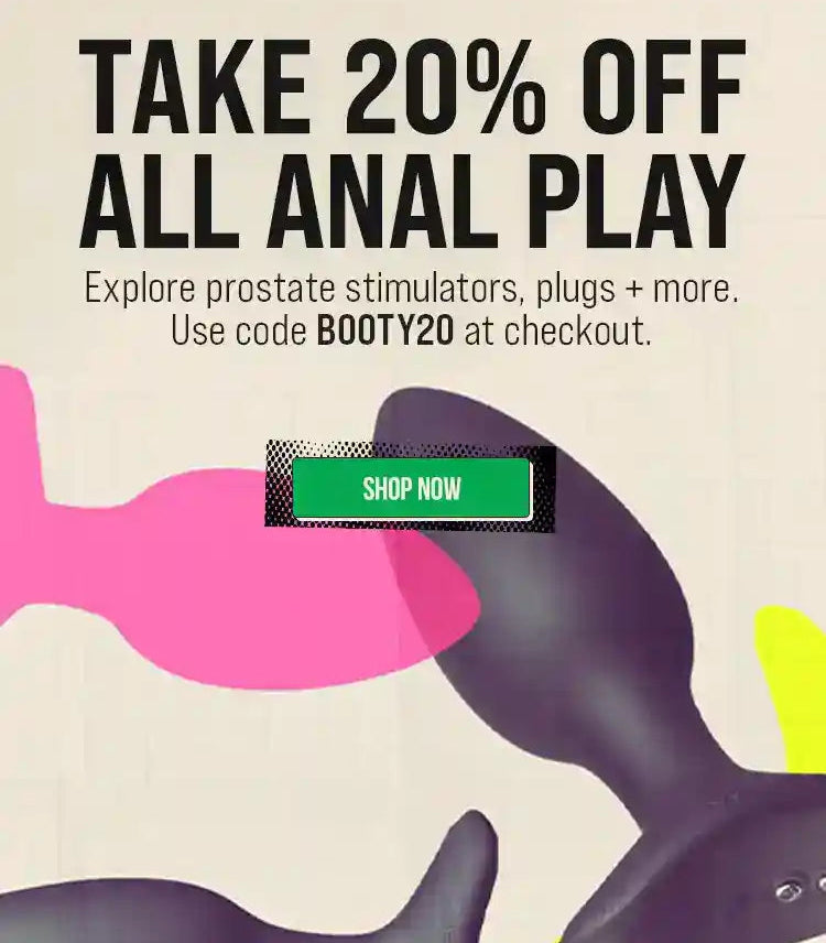 Romeo Romeo Sex Toy Shop Anal Toys Ad with Butt Plug Image