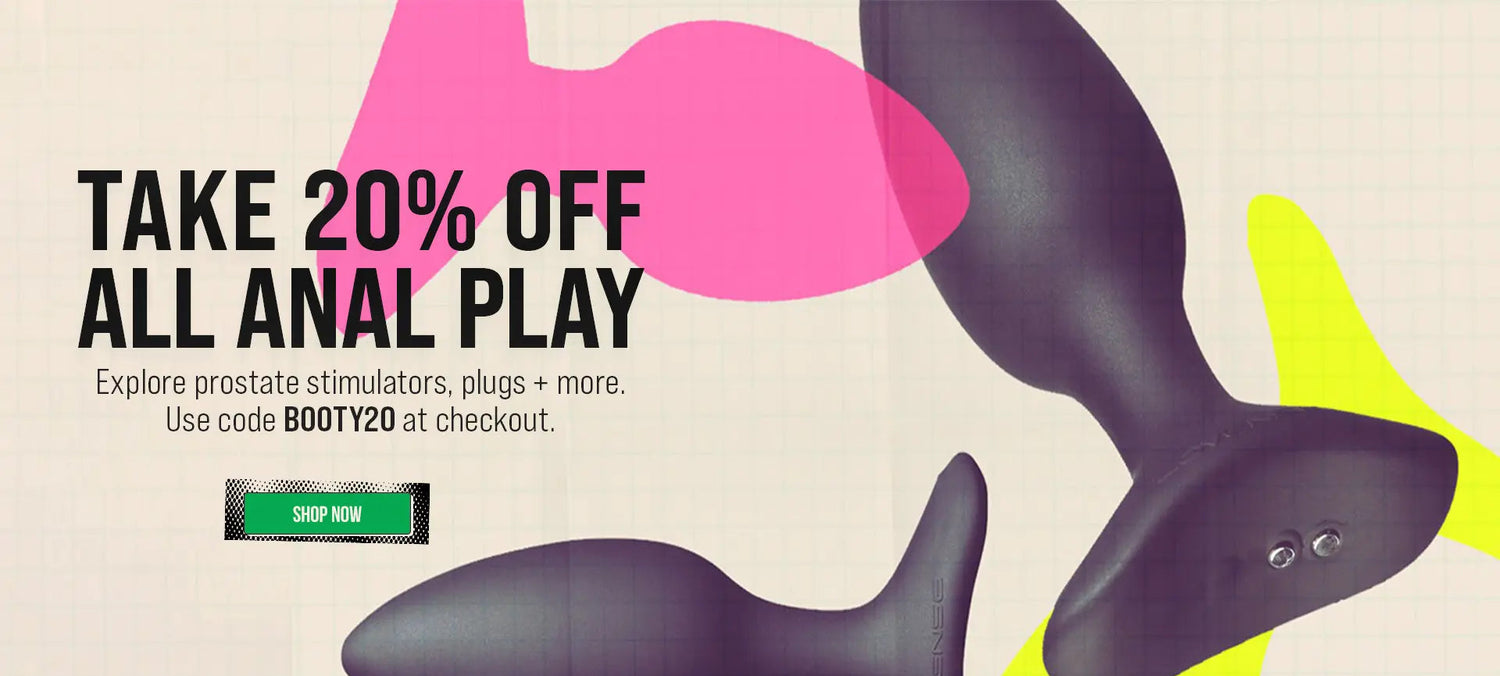 Romeo Romeo Sex Toy Shop Anal Toys Ad with Butt Plug Image