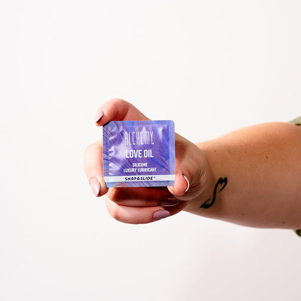 Alchemy Love Oil Snap + Slide Silicone Lube 16ct. - LUBES - Romeo Romeo