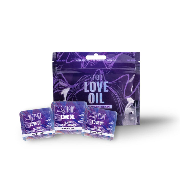 Alchemy Love Oil Snap + Slide Silicone Lube 16ct. - LUBES - Romeo Romeo