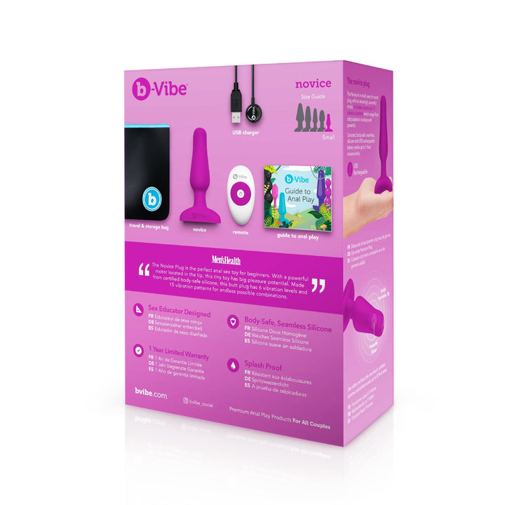 B - Vibe Novice Plug - ANAL PLAY - Romeo Romeo