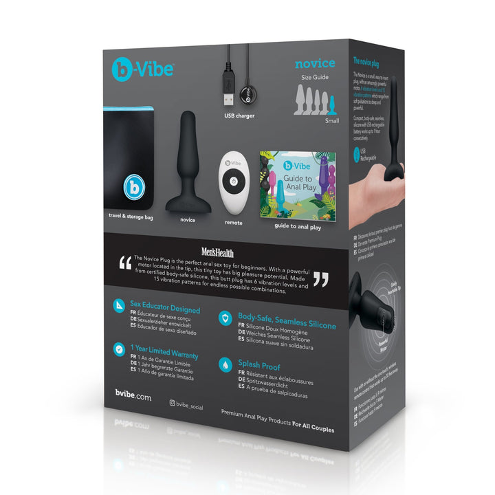 B - Vibe Novice Plug - ANAL PLAY - Romeo Romeo