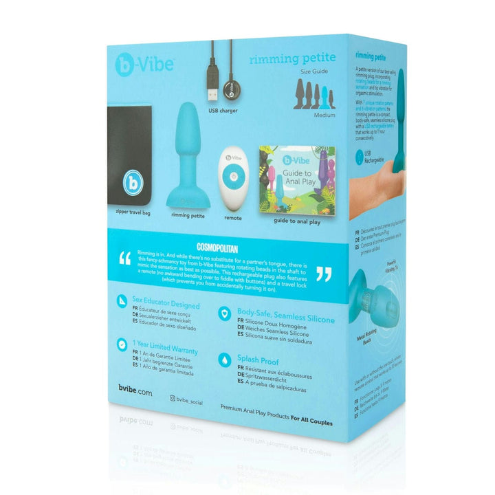 B - Vibe Rimming Plug - ANAL PLAY - Romeo Romeo