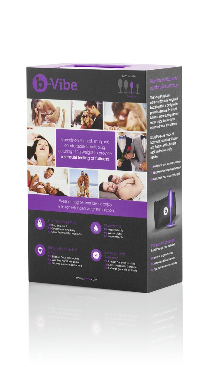 B - Vibe Snug Plug - ANAL PLAY - Romeo Romeo