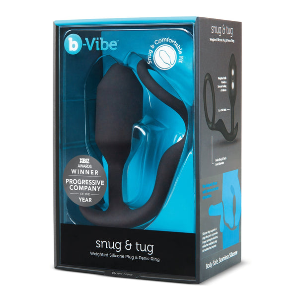 B - Vibe Snug & Tug Cock Ring and Anal Plug - ANAL PLAY - Romeo Romeo