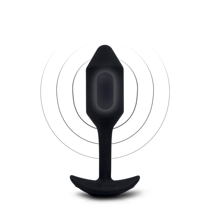 B - Vibe Vibrating Snug Plug 2 Black - ANAL PLAY - Romeo Romeo