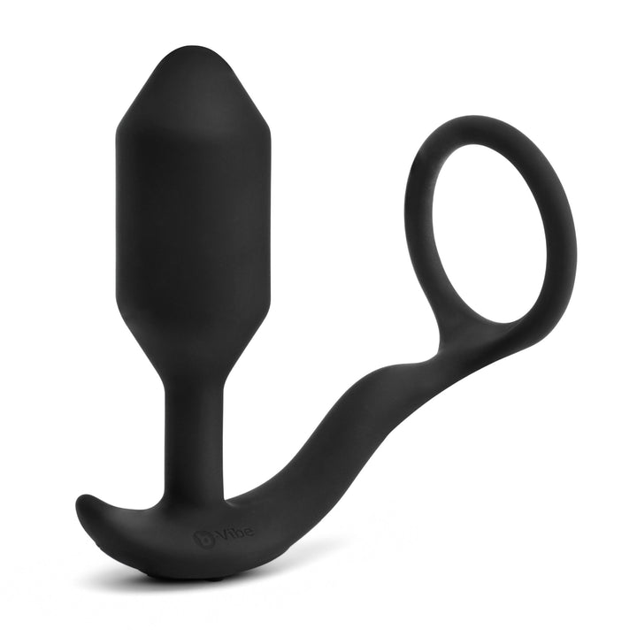 B - Vibe Vibrating Snug & Tug M Black - ANAL PLAY - Romeo Romeo