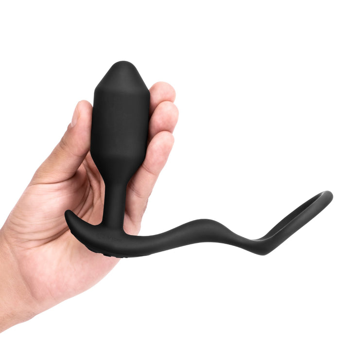 B - Vibe Vibrating Snug & Tug M Black - ANAL PLAY - Romeo Romeo