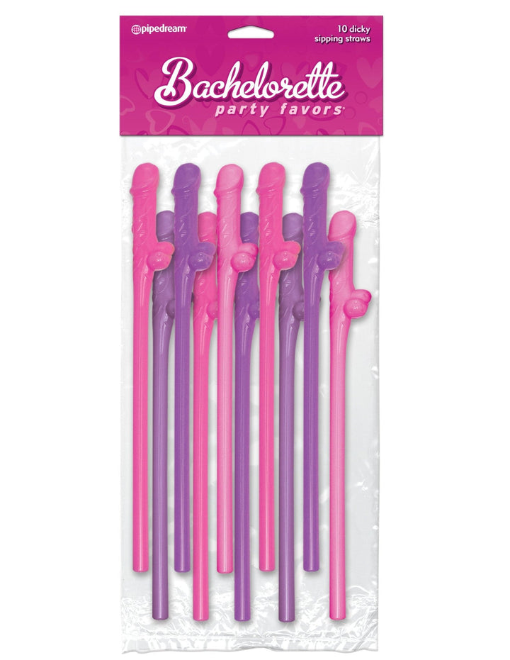 Bachelorette Party Favors Dick Sipping Straws - MORE - Romeo Romeo