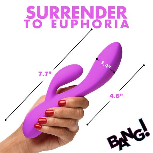Bang! 10X Flexible Silicone Rabbit - VIBRATORS - Romeo Romeo