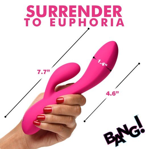 Bang! 10X Flexible Silicone Rabbit - VIBRATORS - Romeo Romeo