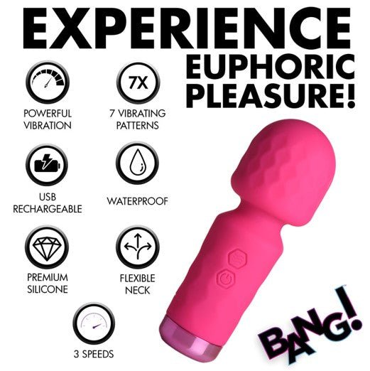Bang! 10X Mini Silicone Wand - VIBRATORS - Romeo Romeo