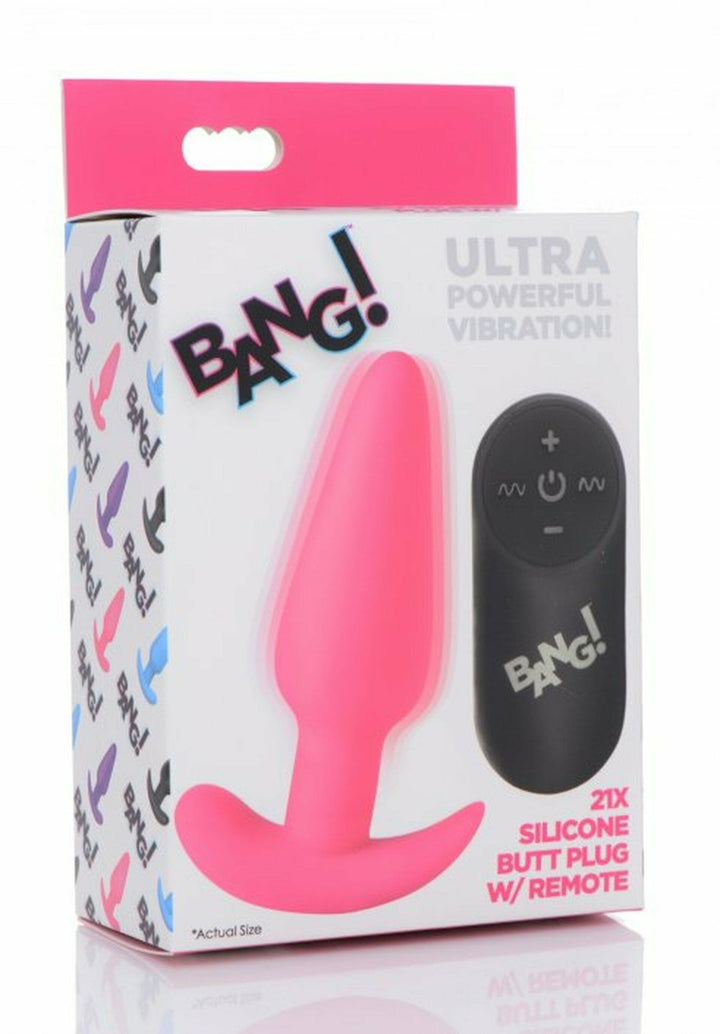 Bang! Remote Control Silicone Butt Plug - ANAL PLAY - Romeo Romeo