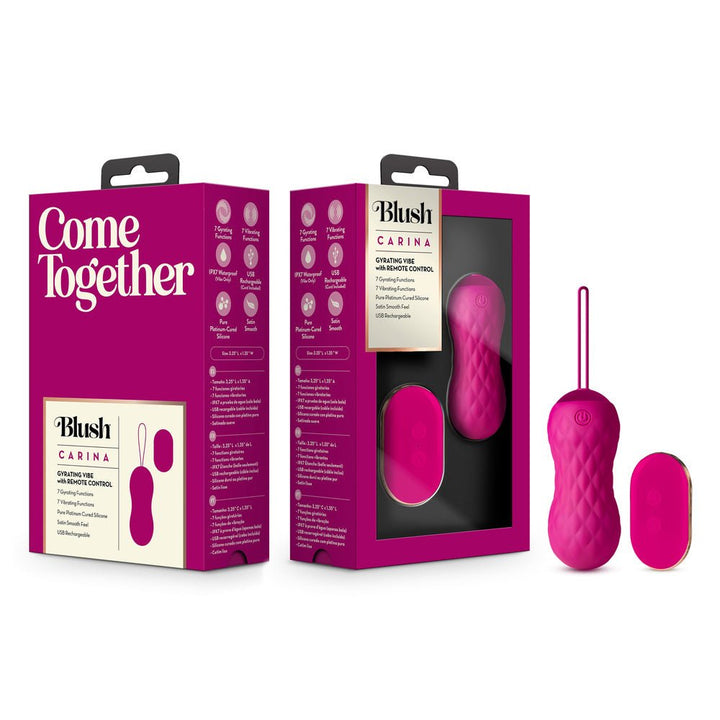 Blush Carina Velvet Egg Vibrator - VIBRATORS - Romeo Romeo