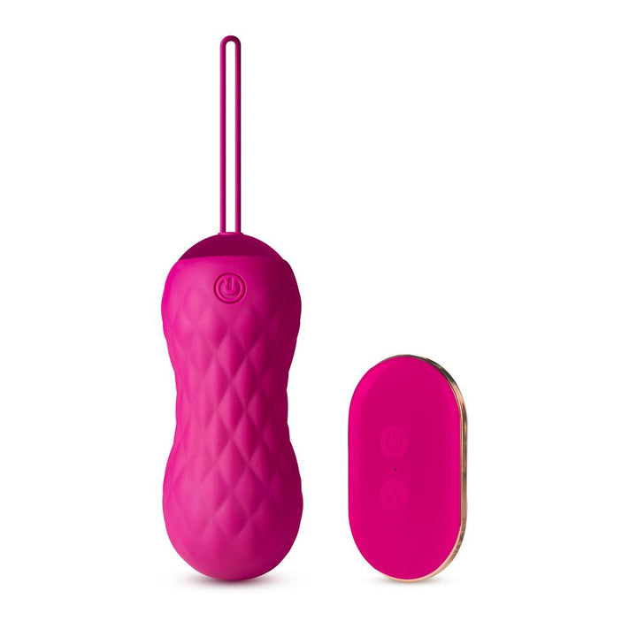 Blush Carina Velvet Egg Vibrator - VIBRATORS - Romeo Romeo