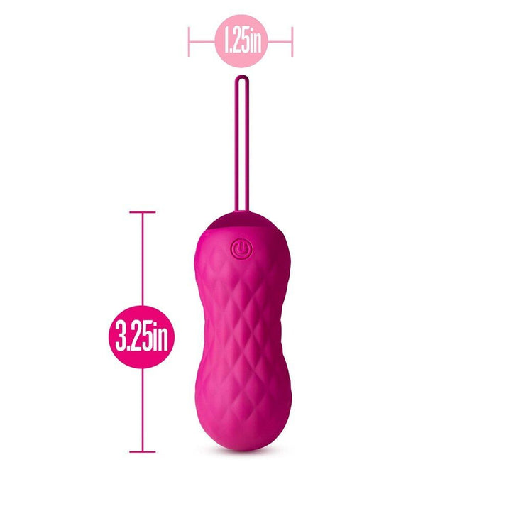 Blush Carina Velvet Egg Vibrator - VIBRATORS - Romeo Romeo