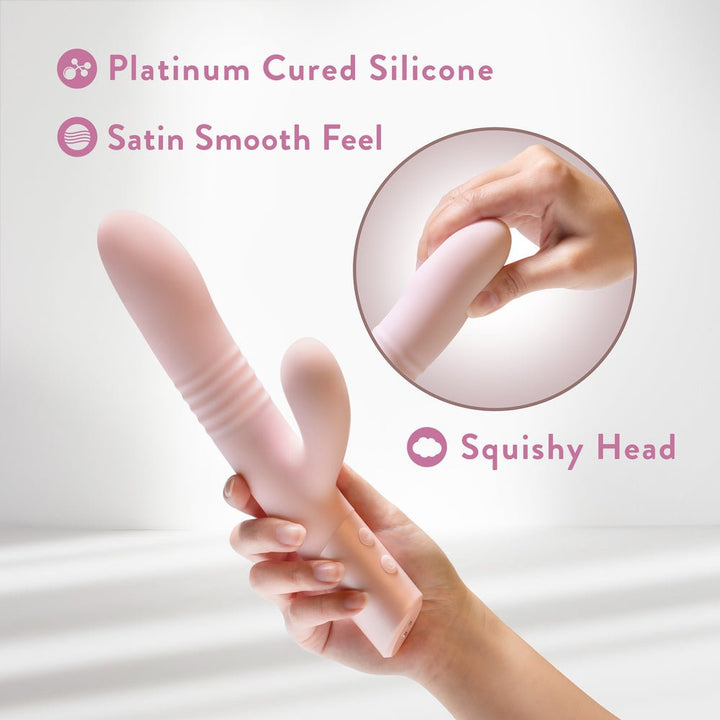Blush Fraya Pink Rabbit Vibrator - VIBRATORS - Romeo Romeo