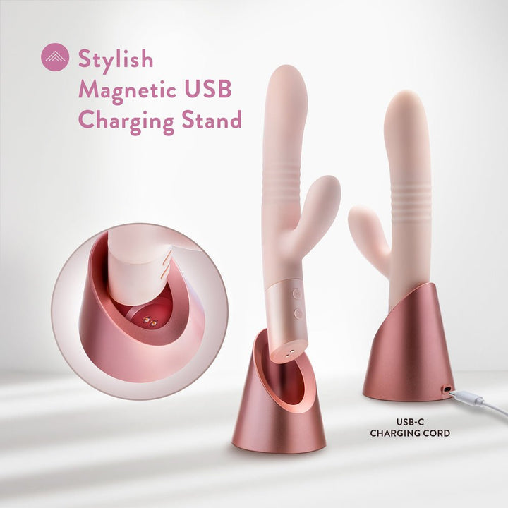 Blush Fraya Pink Rabbit Vibrator - VIBRATORS - Romeo Romeo