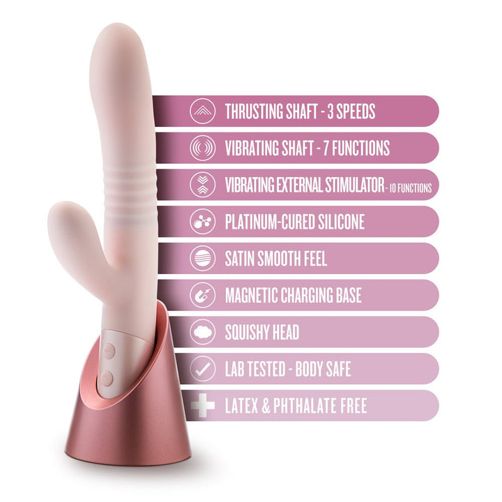 Blush Fraya Pink Rabbit Vibrator - VIBRATORS - Romeo Romeo
