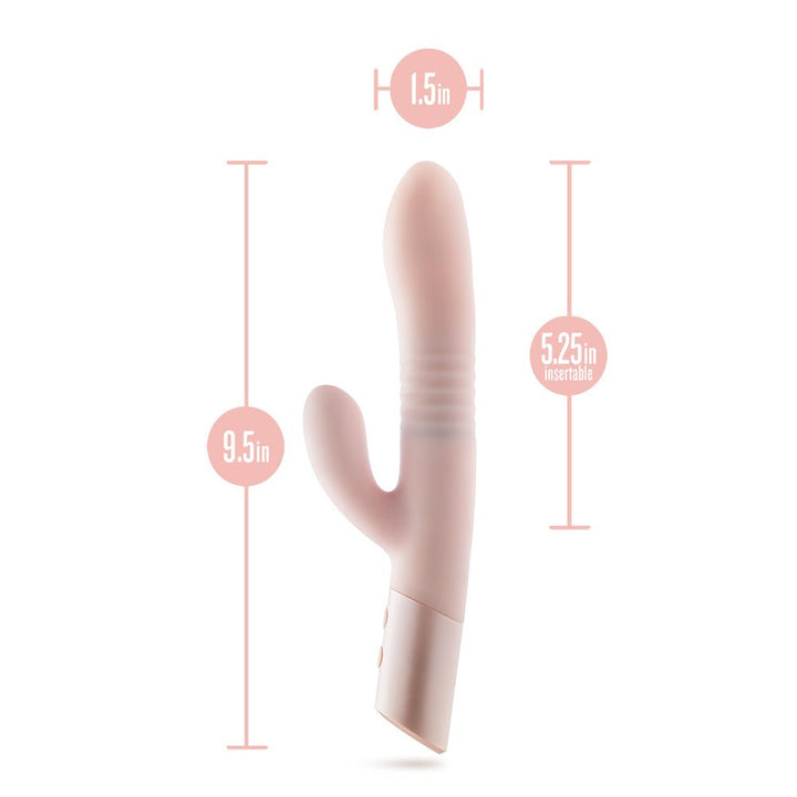 Blush Fraya Pink Rabbit Vibrator - VIBRATORS - Romeo Romeo