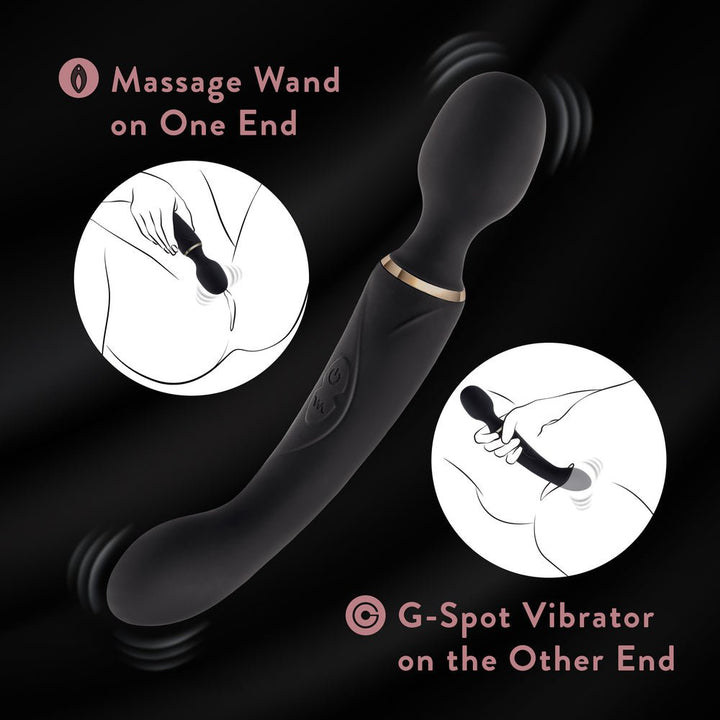 Blush Gia Black Wand Massager - VIBRATORS - Romeo Romeo