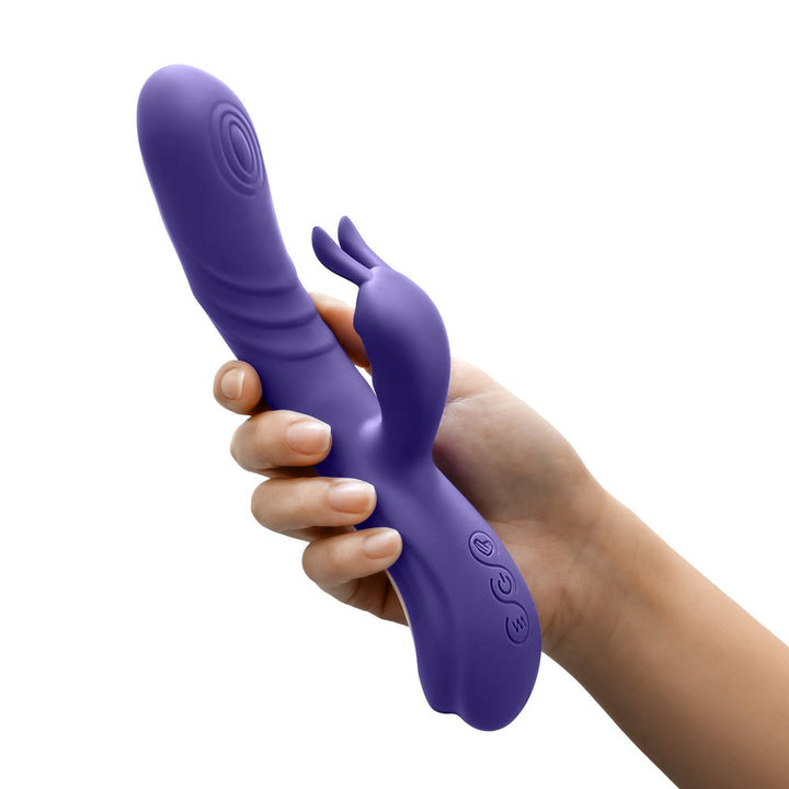 Blush Harper Midnight Rabbit Vibrator - VIBRATORS - Romeo Romeo