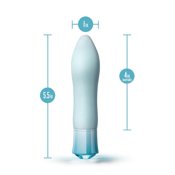 Blush Oh My Gem Ardor Aquamarine Bullet Vibrator - VIBRATORS - Romeo Romeo