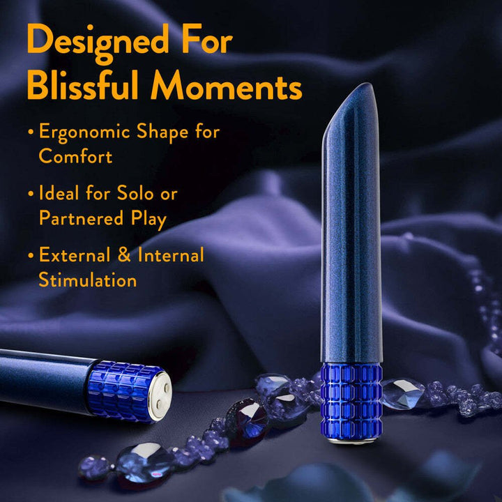 Blush Oh My Gem Mystery Vibe Sapphire Bullet Vibrator - VIBRATORS - Romeo Romeo