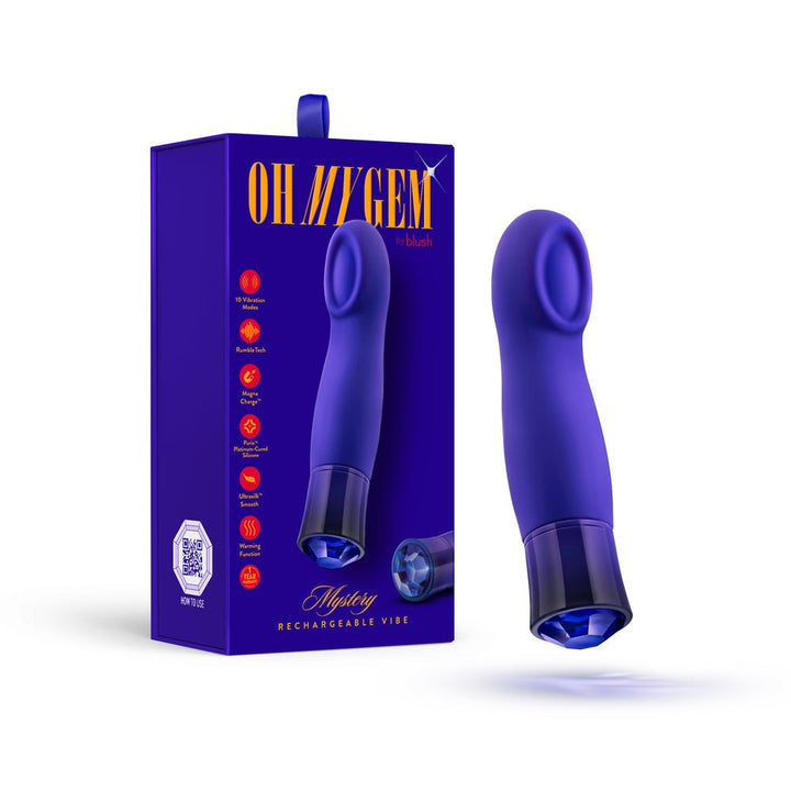 Blush Oh My Gem Mystery Vibe Sapphire Bullet Vibrator - VIBRATORS - Romeo Romeo