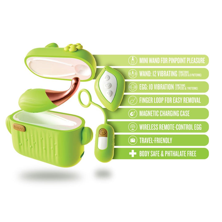 Blush Play With Me Blooming Bliss Green Set - VIBRATORS - Romeo Romeo