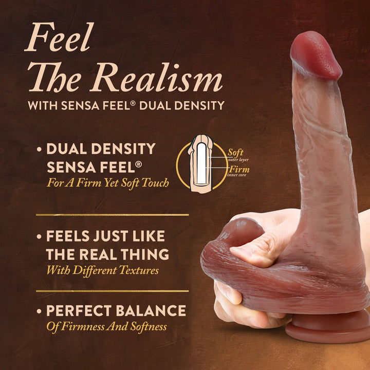 Blush Renaissance DaVinci 8 Inch Sliding Foreskin Dildo - DILDOS - Romeo Romeo