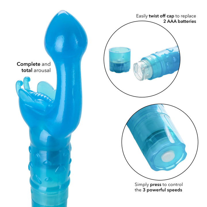 Calexotics Butterfly Kiss Clitoral Vibrator - VIBRATORS - Romeo Romeo