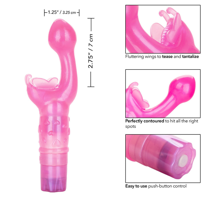 Calexotics Butterfly Kiss Clitoral Vibrator - VIBRATORS - Romeo Romeo