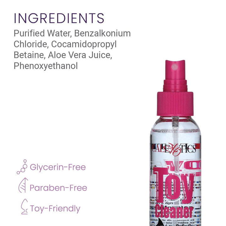 Calexotics Toy Cleaner w/ Aloe Vera 4.3oz - LUBES - Romeo Romeo