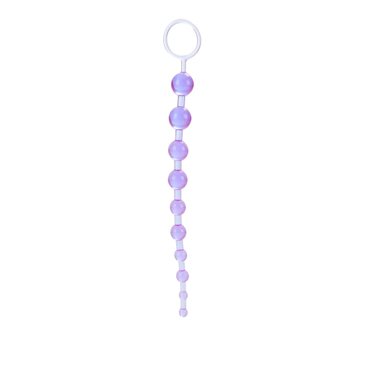 Calexotics X - 10 Silicone Anal Beads - ANAL PLAY - Romeo Romeo