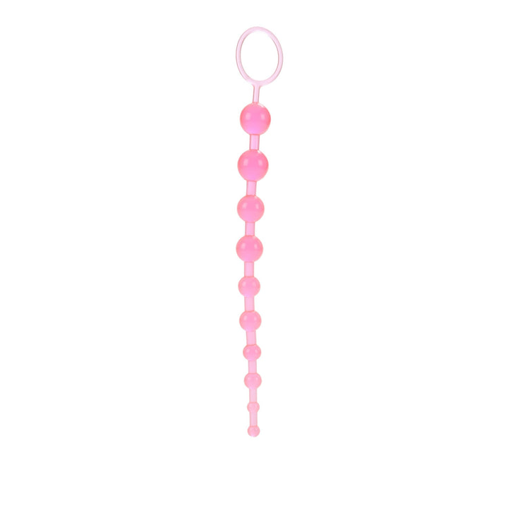 Calexotics X - 10 Silicone Anal Beads - ANAL PLAY - Romeo Romeo