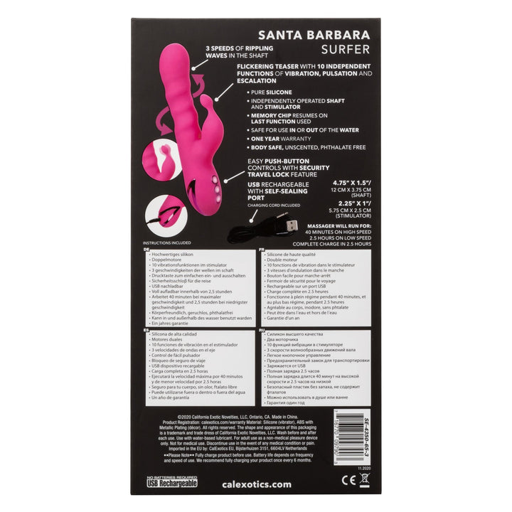 California Dreaming® Santa Barbara Surfer - VIBRATORS - Romeo Romeo