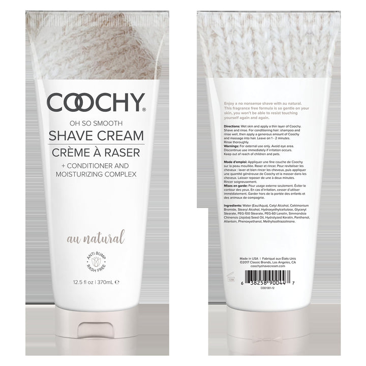 Coochy Shave Cream - Au Natural - BATH + BODY - Romeo Romeo