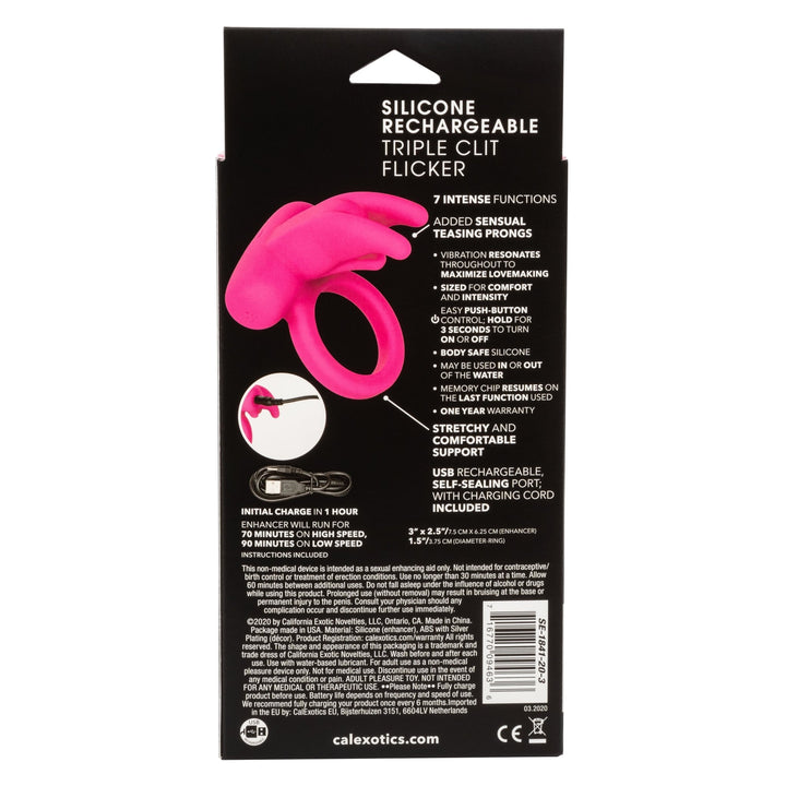 Couples Enhancers Triple Clit Flicker - FOR HIM - Romeo Romeo
