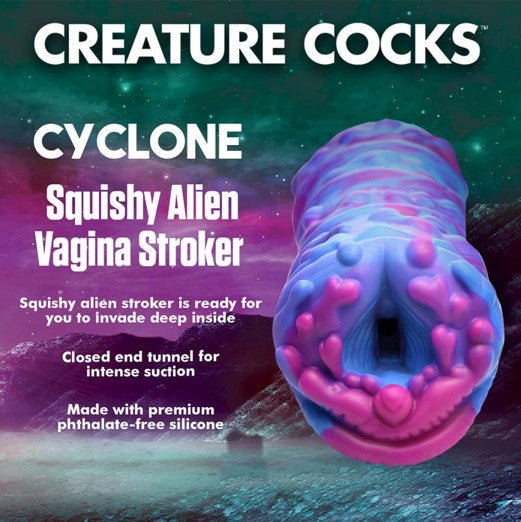 Creature Cocks Cyclone Squishy Alien Vagina Stroker - FOR HIM - Romeo Romeo