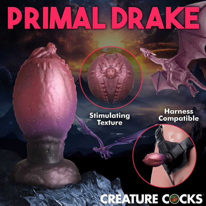 Creature Cocks Dragon Hatch Silicone Egg - XL - ANAL PLAY - Romeo Romeo