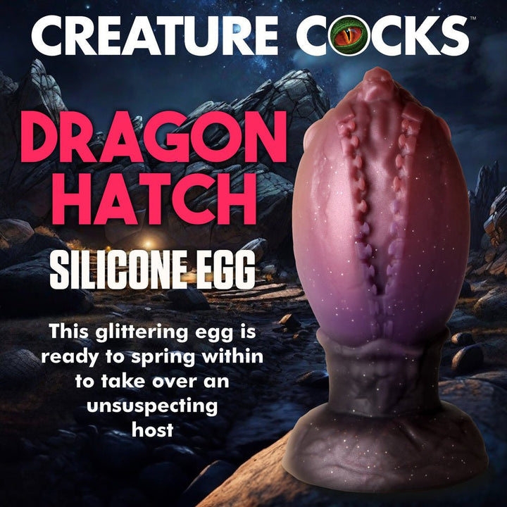 Creature Cocks Dragon Hatch Silicone Egg - XL - ANAL PLAY - Romeo Romeo
