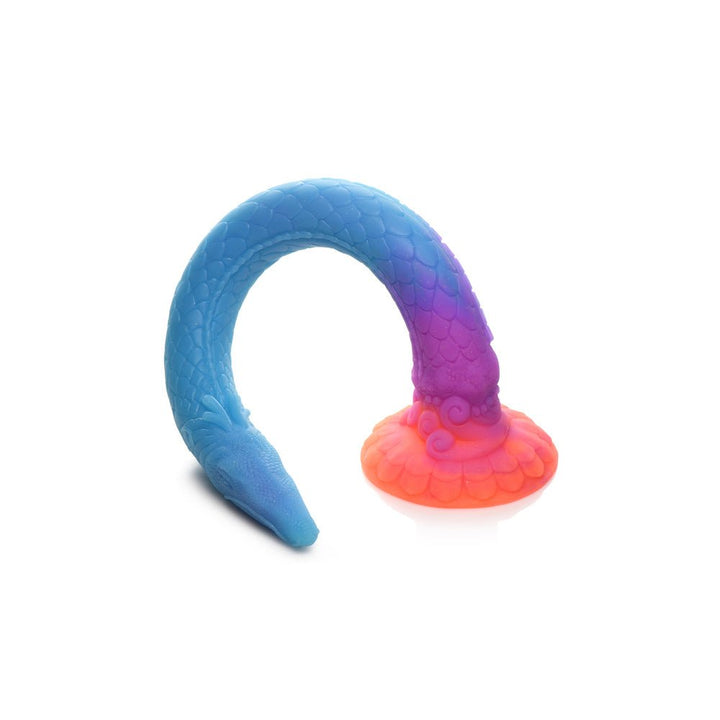Creature Cocks Makara Glow - in - the - Dark Silicone Snake Dildo - DILDOS - Romeo Romeo