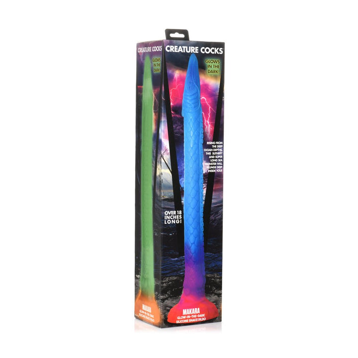 Creature Cocks Makara Glow - in - the - Dark Silicone Snake Dildo - DILDOS - Romeo Romeo