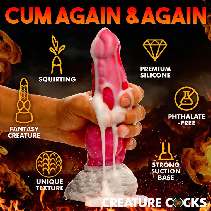 Creature Cocks Resurrector Phoenix Squirting Silicone Dildo - DILDOS - Romeo Romeo