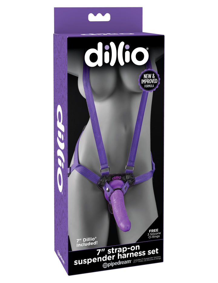 Dillio Strap - On Suspender Harness Set - STRAP - ONS - Romeo Romeo