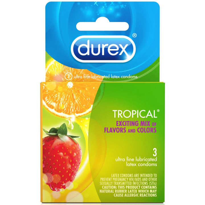 Durex Tropical Flavors 3 Pack - MORE - Romeo Romeo