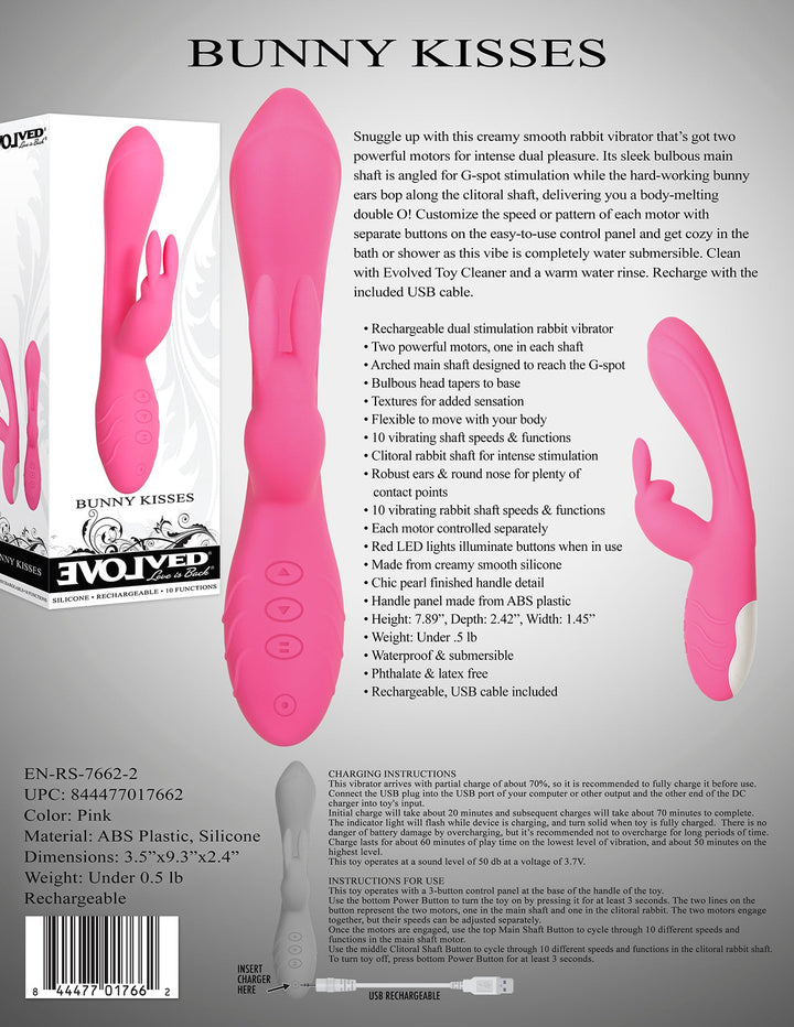 Evolved Bunny Kisses - VIBRATORS - Romeo Romeo