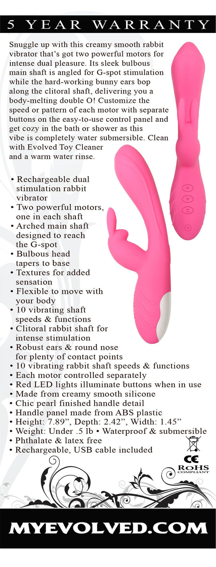 Evolved Bunny Kisses - VIBRATORS - Romeo Romeo