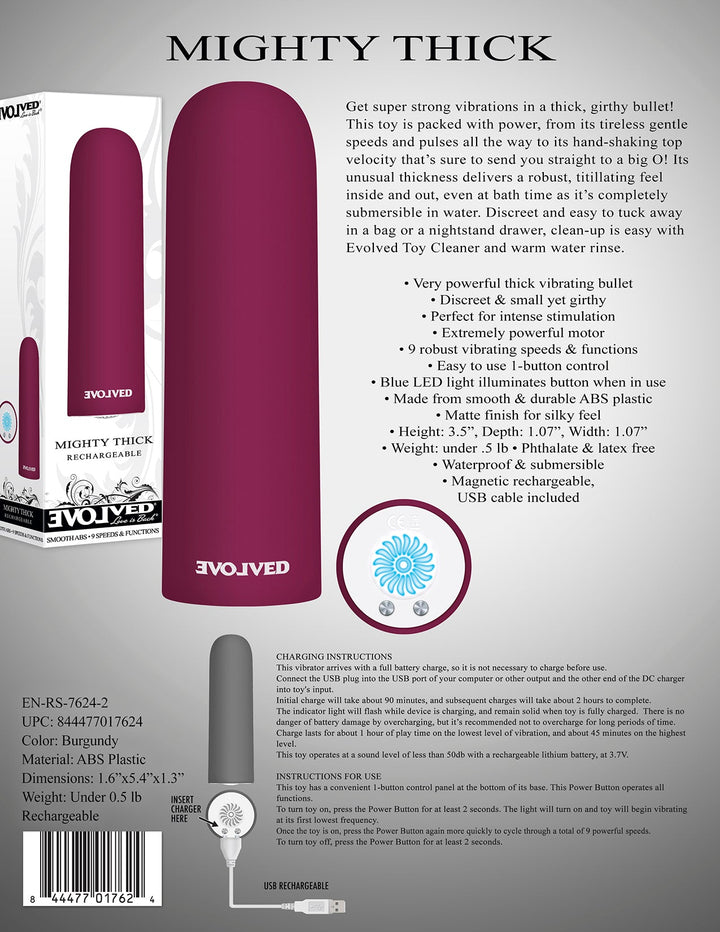 Evolved Mighty Thick - VIBRATORS - Romeo Romeo